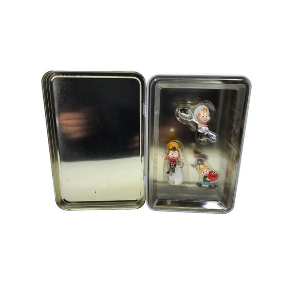 Vintage Carlton 2002 Kellog's Rice Crispies Tin with Snap Crackle and Pop Orname - Picture 5 of 5